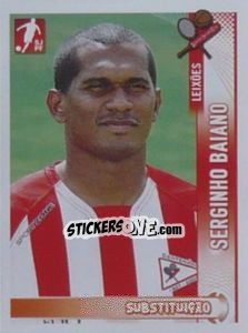 Sticker Serginho Baiano - Futebol 2008-2009 n. 115-bis - Panini