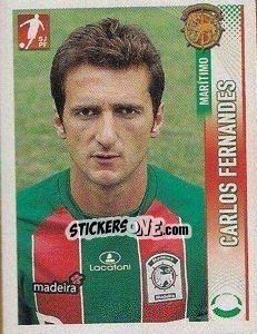 Sticker Carlos Fernandes - Futebol 2008-2009 n. 129 - Panini