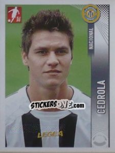 Sticker Cedrola - Futebol 2008-2009 n. 148 - Panini
