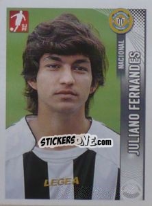 Sticker Juliano Fernandes - Futebol 2008-2009 n. 153 - Panini