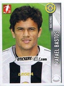 Sticker Rafael Bastos - Futebol 2008-2009 n. 155 - Panini