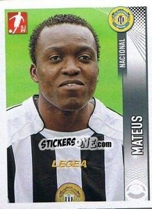 Sticker Mateus - Futebol 2008-2009 n. 156 - Panini