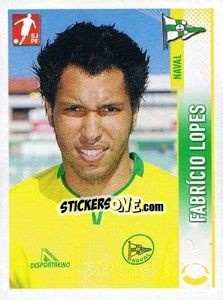 Sticker Fabricio Lopes - Futebol 2008-2009 n. 166 - Panini