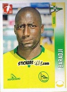 Sticker Baradji - Futebol 2008-2009 n. 172 - Panini
