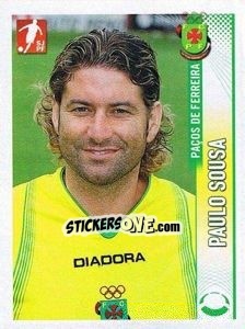 Sticker Paulo Sousa - Futebol 2008-2009 n. 190 - Panini