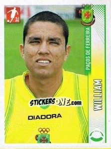 Figurina William - Futebol 2008-2009 - Panini