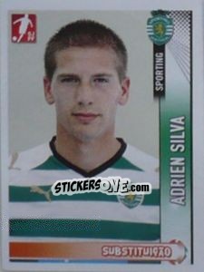 Sticker Adrien Silva - Futebol 2008-2009 n. 250-bis - Panini