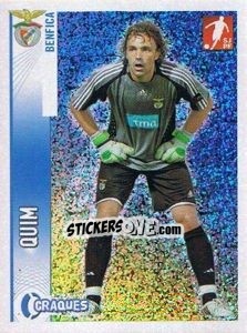 Sticker Quim (Benfica) - Futebol 2008-2009 n. 322 - Panini