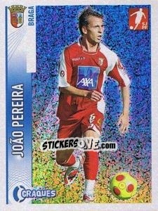 Figurina Joao Pereira (Braga) - Futebol 2008-2009 - Panini