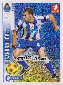 Sticker Lisandro Lopez (Porto) - Futebol 2008-2009 - Panini