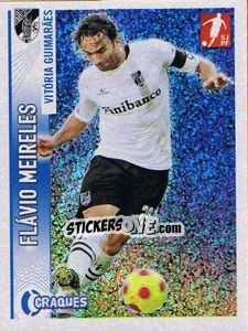 Sticker Flavio Meireles (V.Guimaraes) - Futebol 2008-2009 n. 335 - Panini