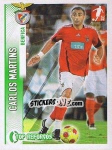 Cromo Carlos Martins (Benfica) - Futebol 2008-2009 - Panini