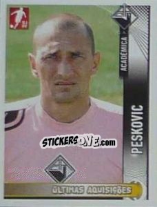 Cromo Peskovic (Academica) - Futebol 2008-2009 - Panini