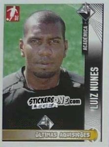 Figurina Luiz Nunes (Academica) - Futebol 2008-2009 n. 354 - Panini