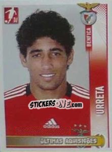 Figurina Urreta (Benfica) - Futebol 2008-2009 - Panini