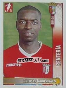 Cromo Renteria (Braga) - Futebol 2008-2009 - Panini