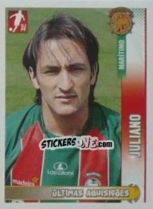 Sticker Juliano (Maritimo) - Futebol 2008-2009 n. 366 - Panini