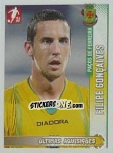 Sticker Filipe Goncalves (P.Ferreira) - Futebol 2008-2009 n. 373 - Panini