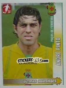 Sticker Andre Pinto (P.Ferreira) - Futebol 2008-2009 n. 374 - Panini