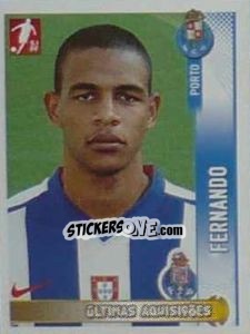 Sticker Fernando (Porto) - Futebol 2008-2009 n. 377 - Panini