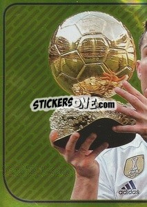 Sticker Cristiano Ronaldo - Ballon d'Or (puzzle 1) - Real Madrid 2016-2017 n. 8 - Panini