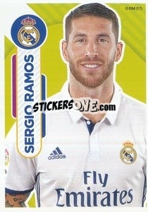 Sticker Sergio Ramos - Real Madrid 2016-2017 n. 55 - Panini