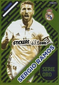 Sticker Sergio Ramos (Serie Oro) - Real Madrid 2016-2017 n. 59 - Panini