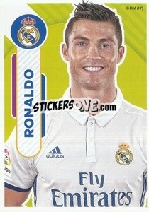 Sticker Cristiano Ronaldo - Real Madrid 2016-2017 n. 70 - Panini