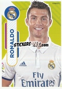 Cromo Cristiano Ronaldo - Real Madrid 2016-2017 - Panini