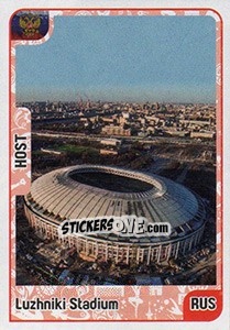 Sticker Luzhniki Stadium Moscow - Kvalifikacije za svetsko fudbalsko prvenstvo 2018 n. 3 - G.T.P.R School Shop