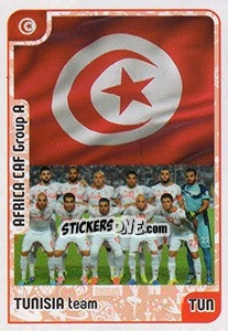 Sticker Tunisia team - Kvalifikacije za svetsko fudbalsko prvenstvo 2018 - G.T.P.R School Shop