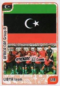 Sticker Libya team - Kvalifikacije za svetsko fudbalsko prvenstvo 2018 - G.T.P.R School Shop