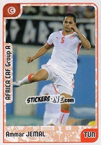 Sticker Ammar Jemal - Kvalifikacije za svetsko fudbalsko prvenstvo 2018 n. 9 - G.T.P.R School Shop