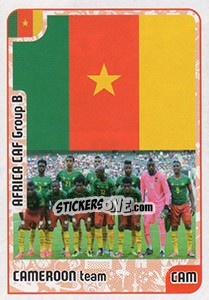 Sticker Cameroon team - Kvalifikacije za svetsko fudbalsko prvenstvo 2018 n. 18 - G.T.P.R School Shop