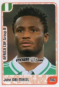 Sticker John Obi Mikel - Kvalifikacije za svetsko fudbalsko prvenstvo 2018 n. 21 - G.T.P.R School Shop