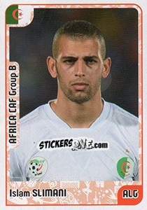 Sticker Islam Slimani - Kvalifikacije za svetsko fudbalsko prvenstvo 2018 - G.T.P.R School Shop