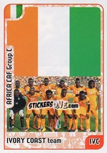 Sticker Ivory Coast team - Kvalifikacije za svetsko fudbalsko prvenstvo 2018 - G.T.P.R School Shop