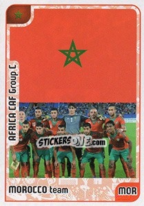Sticker Morocco team - Kvalifikacije za svetsko fudbalsko prvenstvo 2018 - G.T.P.R School Shop