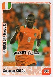 Sticker Salomon Kalou - Kvalifikacije za svetsko fudbalsko prvenstvo 2018 - G.T.P.R School Shop