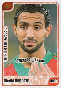 Sticker Medhi Benatia - Kvalifikacije za svetsko fudbalsko prvenstvo 2018 n. 39 - G.T.P.R School Shop