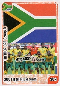 Sticker South Africa team - Kvalifikacije za svetsko fudbalsko prvenstvo 2018 - G.T.P.R School Shop