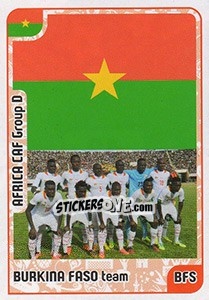 Cromo Burkina Faso team