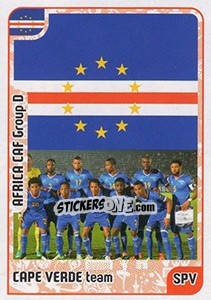 Sticker Cape Verde team - Kvalifikacije za svetsko fudbalsko prvenstvo 2018 - G.T.P.R School Shop