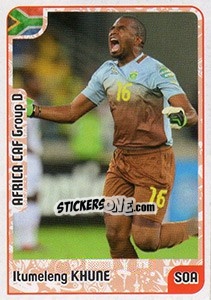 Sticker Itumeleng Khune - Kvalifikacije za svetsko fudbalsko prvenstvo 2018 - G.T.P.R School Shop