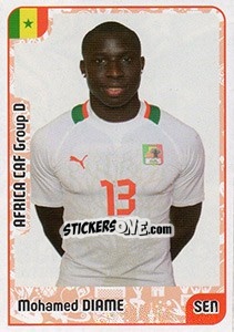 Sticker Mohamed Diame - Kvalifikacije za svetsko fudbalsko prvenstvo 2018 - G.T.P.R School Shop