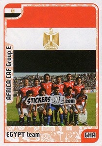 Sticker Egypt team - Kvalifikacije za svetsko fudbalsko prvenstvo 2018 n. 54 - G.T.P.R School Shop