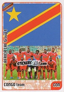 Sticker Congo team - Kvalifikacije za svetsko fudbalsko prvenstvo 2018 - G.T.P.R School Shop