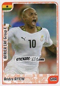 Sticker Andre Ayew - Kvalifikacije za svetsko fudbalsko prvenstvo 2018 n. 57 - G.T.P.R School Shop