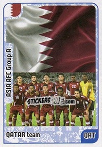 Sticker Qatar team - Kvalifikacije za svetsko fudbalsko prvenstvo 2018 - G.T.P.R School Shop