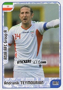 Sticker Andranik Teymourian - Kvalifikacije za svetsko fudbalsko prvenstvo 2018 n. 72 - G.T.P.R School Shop